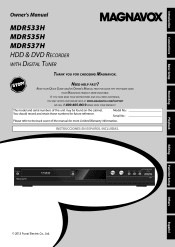 Magnavox Dvd Recorder Manual